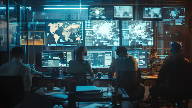 Incident Response and Cybersecurity Operations, incident response and cybersecurity operations with an image showing security teams coordinating response efforts during a cyber attack