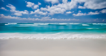 Obraz premium 青い海と砂浜