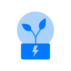 Plant Power Blue Flat
