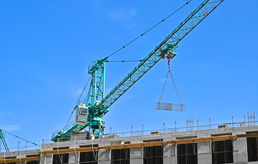 New building construction site
