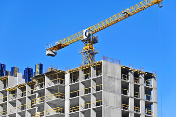 New building construction site