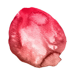 Watercolor. Abstract painted ink strokes set on watercolor paper. Ink drop.