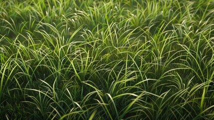 Verdant meadow dotted with small brown spots amidst the grass. Botanical diversity concept