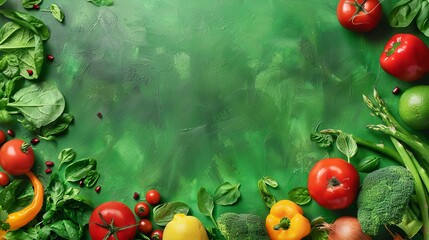 World Vegetarian Day Concept. Background for Healthy Food Concept