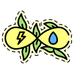 Hydropower Sticker