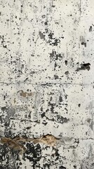 Fototapeta premium A wall with a lot of holes and cracks