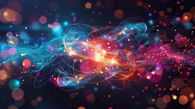 A Feynman diagram representing an interaction between subatomic particles,