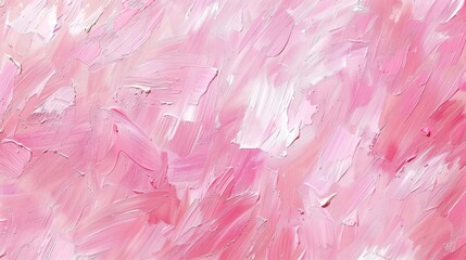 Pink backdrop adorned with vibrant pink paint splatters and delicate white accents. Artistic expression concept