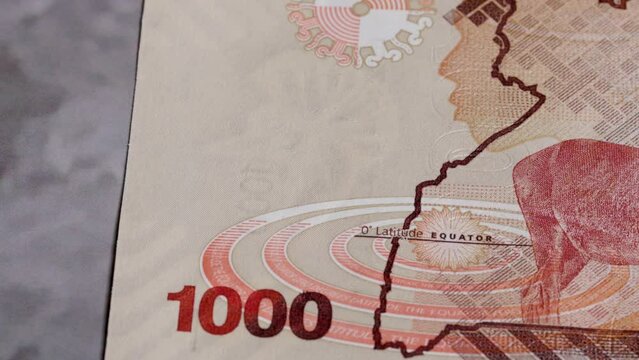 1000 Ugandan shilling national currency money legal tender bill central bank 5