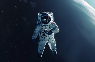 astronaut in space