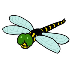 トンボ　イラスト © ねこ先生