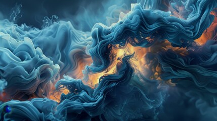 Obraz premium A shapeshifting cloud twists eerily across the sky.
