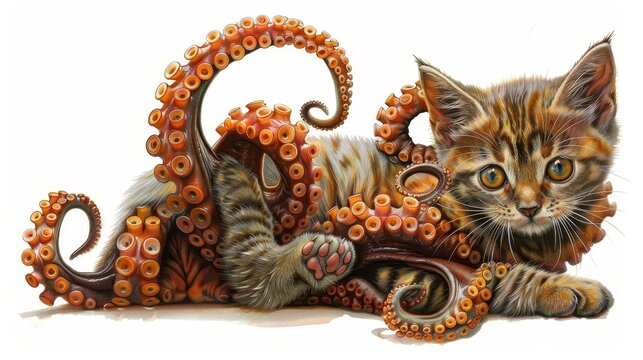 Octocat hybrid with the ability to bend reality in mysterious ways.