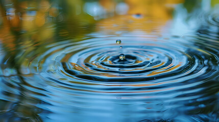 Abstract close up of Water Ripples