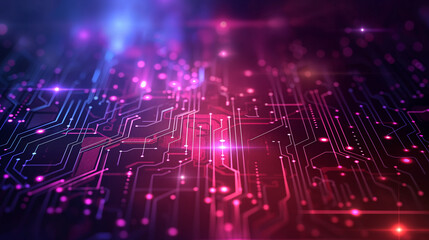 Obraz premium Abstract computer technology background.