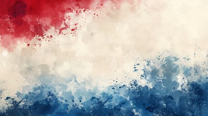 Obraz premium abstract pop art grunge white background design with blue and red halftone brush texture