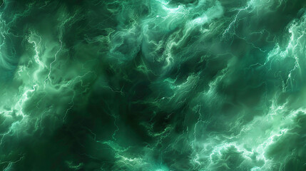 Obraz premium Abstract green smoke background with swirling patterns.