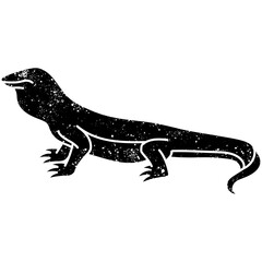 Komodo dragon animal reptile icon