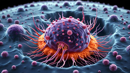 Obraz premium Cancer cell