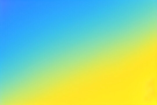Fondo de malla de degradado borroso abstracto en colores azul y amarillo de la bandera nacional de Ucrania. Plantilla de p&oacute;ster o pancarta.