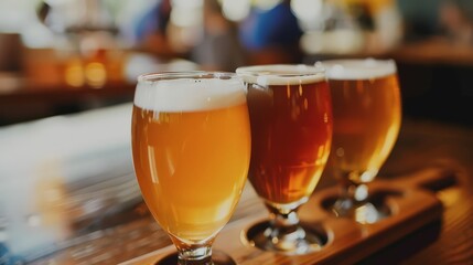 From the crisp bite of a lager to the bold flavor of an IPA, glasses of beer cater to every palate, offering a diverse array of options for discerning drinkers to explore and enjoy.