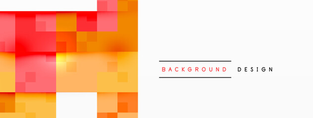 Dynamic colorful squares background. Vector Illustration For Wallpaper, Banner, Background, Card, Book Illustration, landing page
