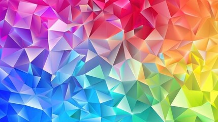 gradient colored triangle abstract background. Multicolor geometric triangle wallpaper,