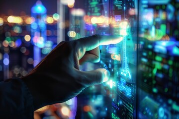 Closeup of a hand turning off a light switch in a softly lit room