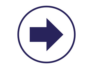 Right arrow button design illustration