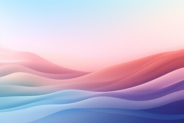 Abstract gradient wave background in soft pastel colors with smooth curved lines, perfect for design layouts and modern digital art.