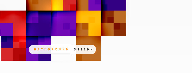 Dynamic colorful squares background. Vector Illustration For Wallpaper, Banner, Background, Card, Book Illustration, landing page
