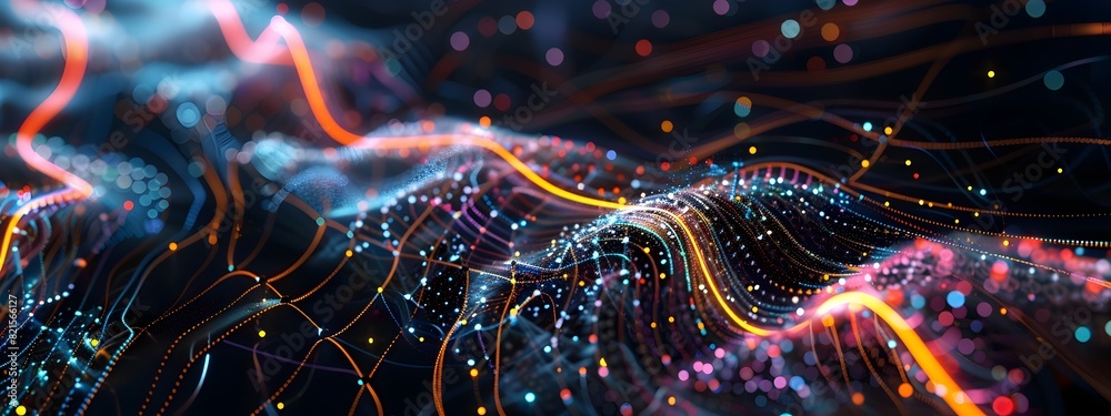 Poster recurrent neural network visualization a dynamic and vibrant representation of temporal data