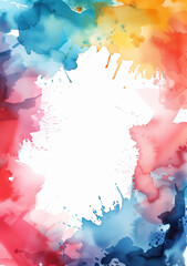 カラフルな水彩背景