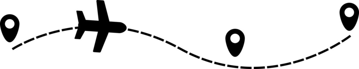 Airplane Dotted Line Element