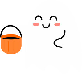 Halloween Ghost Illustration