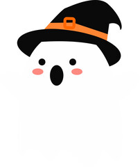 Halloween Ghost Illustration