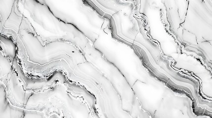 Fototapeta premium Elegant marble texture in shades of gray and white, perfect for background and wallpaper