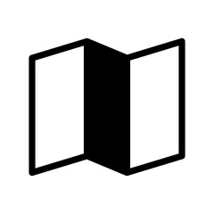 Map icon vector design illustration