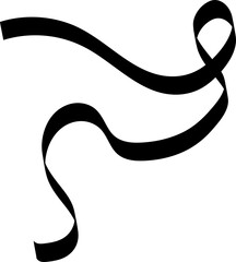 Ribbon element, greeting cards, wedding, birthday, valentine