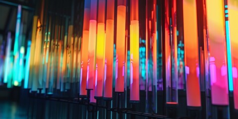 Obraz premium light tubes
