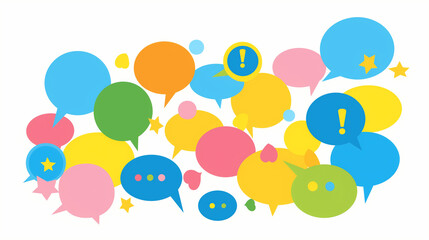 様々なコメントが飛び交っているイメージのタイトル