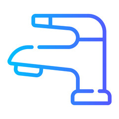 tap Line Gradient Icon