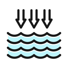 Condensation icon vector.