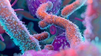 Intricate Worlds of Bacterial Colonies Revealed Under a Microscope