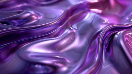 Glossy purple liquid with a smooth, reflective, and wavy surface