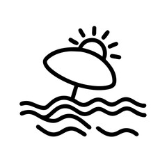 Summer Icon Outline