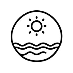 Summer Icon Outline
