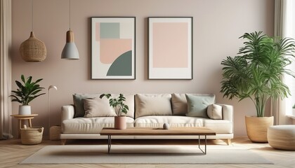 Airy Minimalist Living Space