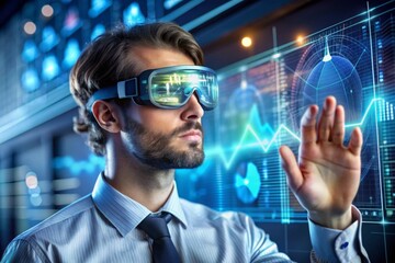 augmented reality glasses that project data visualizations and analytics directly into their field of view