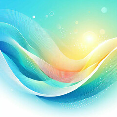 Radiant Waves generated by AI